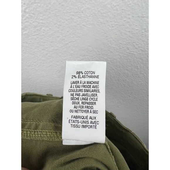 NILI LOTAN Jenna Pant with Tape Khaki Pants, Military Army Olive Green, Size 0 - Picture 9 of 9